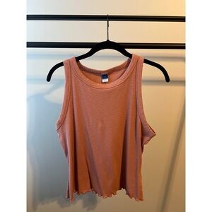 Old Navy Ribbed Tank in Rust Size Large